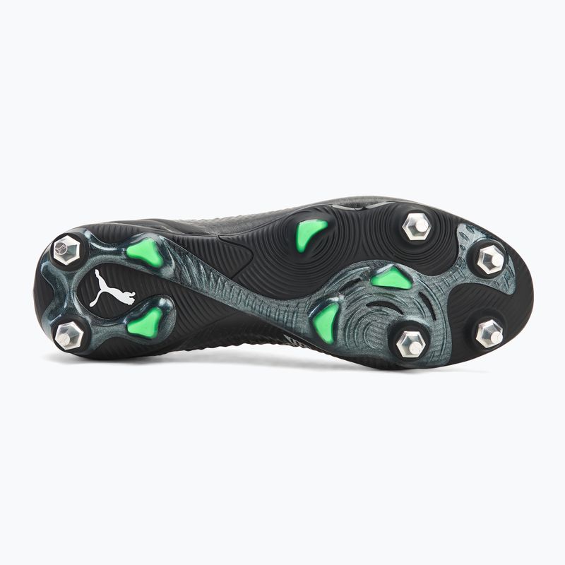 Кросівки футбольні чоловічі PUMA Future 8 Ultimate MxSG puma black/cool light gray/fluo green 4