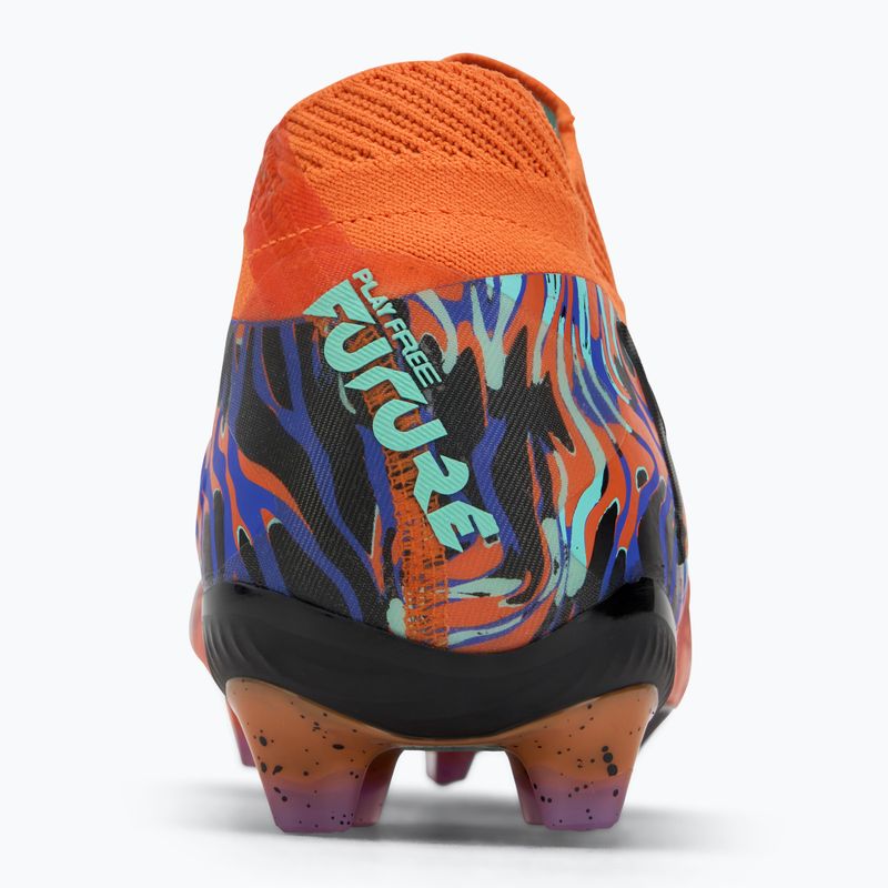 Кросівки футбольні чоловічі PUMA Future 8 Ultimate Creativity FG orange poppy/dark amethyst/electric peppermint/black 6