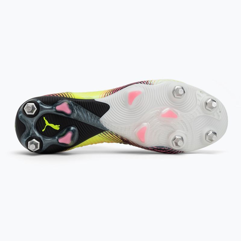 Кросівки футбольні чоловічі PUMA Future 8 Ultimate MxSG yellow alert/puma black/sun struck 4