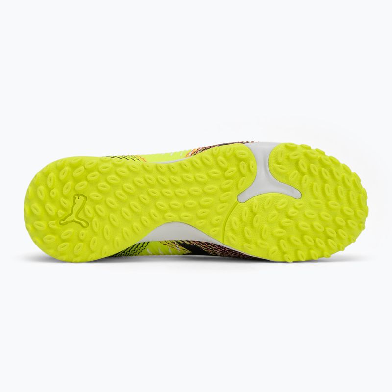 Кросівки футбольні дитячі PUMA Future 8 Match TT + Mid yellow alert/ puma black/ sun struck 4