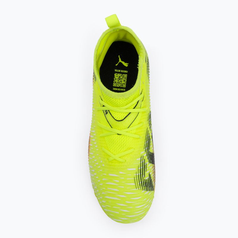 Кросівки футбольні дитячі PUMA Future 8 Match TT + Mid yellow alert/ puma black/ sun struck 5