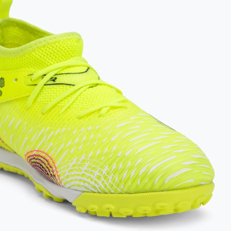 Кросівки футбольні дитячі PUMA Future 8 Match TT + Mid yellow alert/ puma black/ sun struck 7