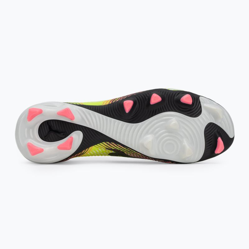 Кросівки футбольні чоловічі PUMA Future 8 Match Low FG/AG yellow alert/ puma black/ sun struck 4