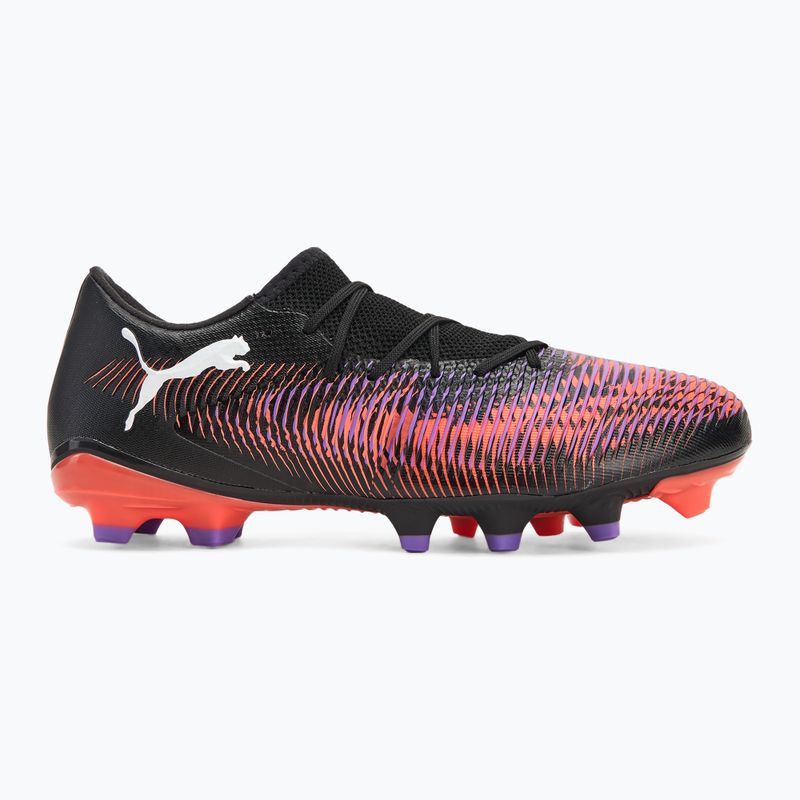 Кросівки футбольні чоловічі PUMA Future 8 Match Low FG/AG puma black/ puma white/ glowing red 2