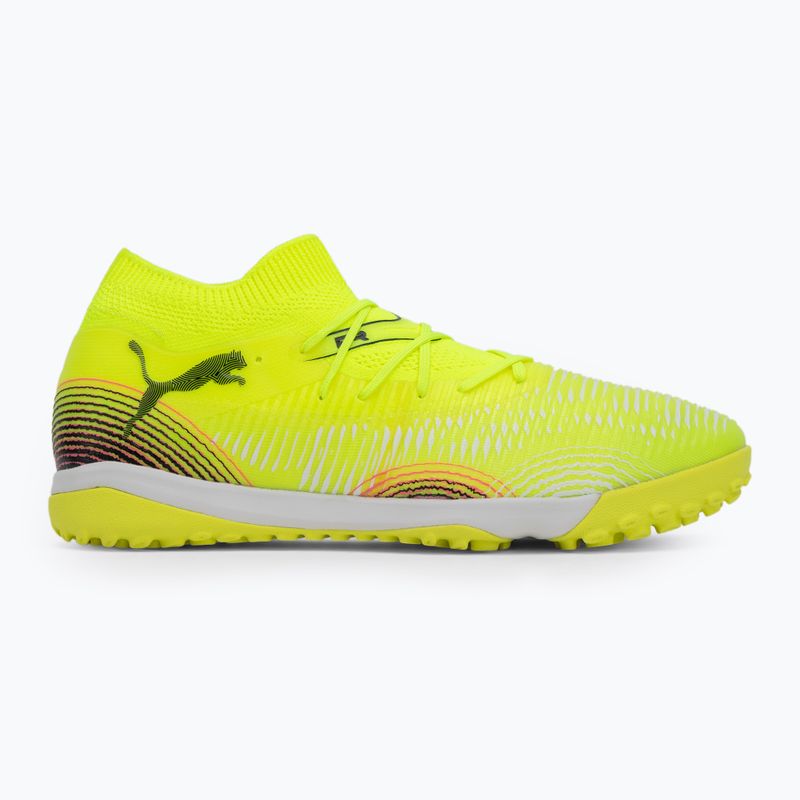 Кросівки футбольні чоловічі PUMA Future 8 Match TT yellow alert/ puma black/ sun struck 2