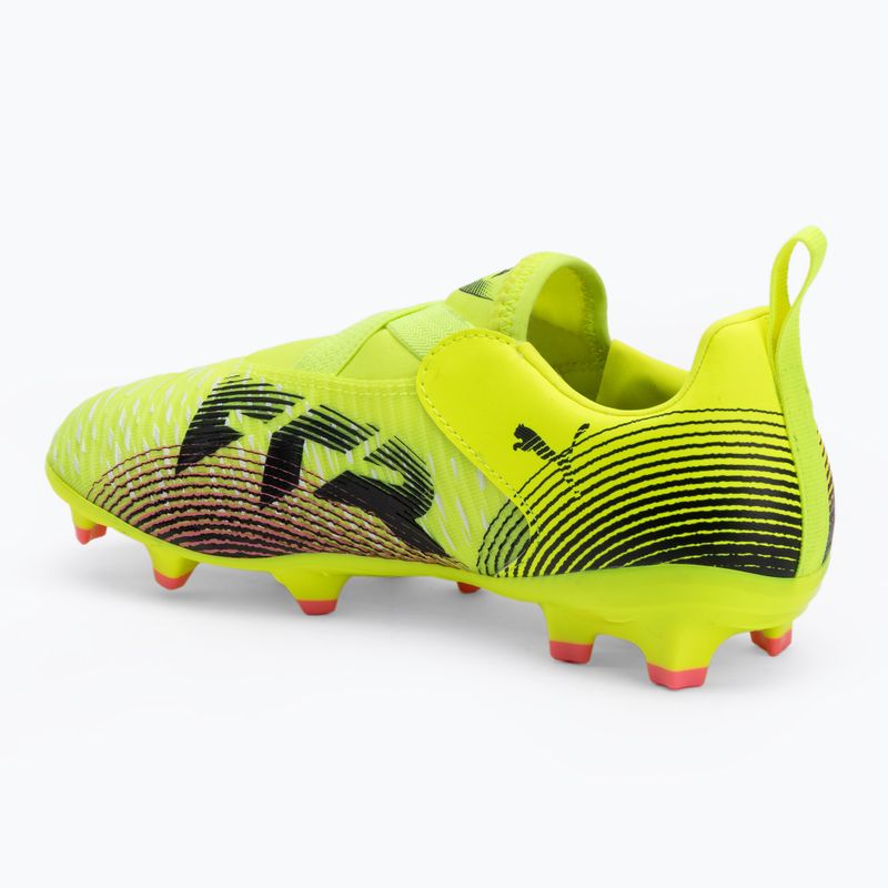 Кросівки футбольні дитячі PUMA Future 8 Match LL FG/AG yellow alert/ puma black/ sun struck 3