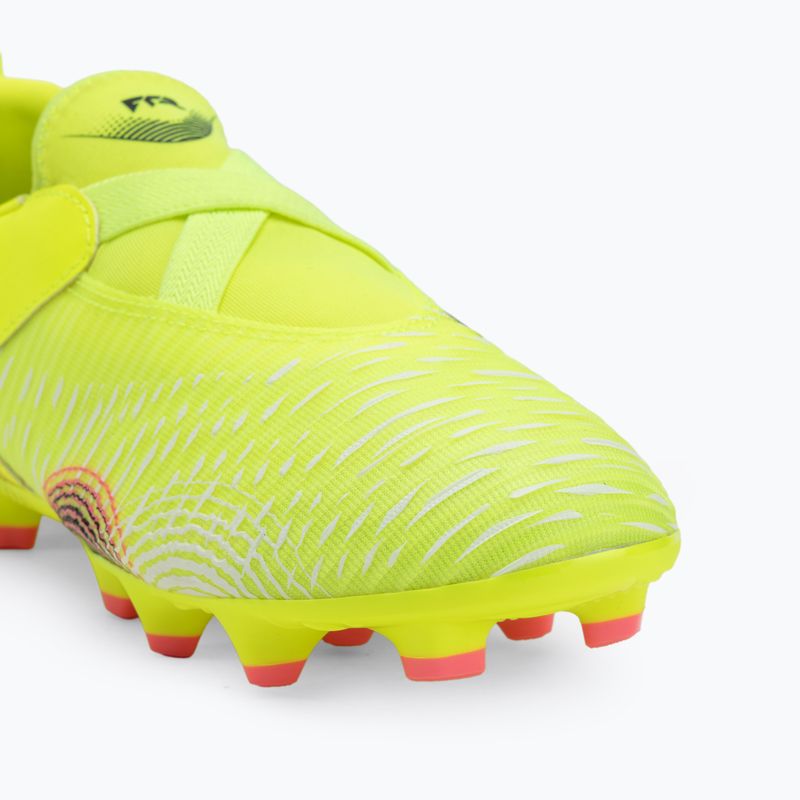 Кросівки футбольні дитячі PUMA Future 8 Match LL FG/AG yellow alert/ puma black/ sun struck 7