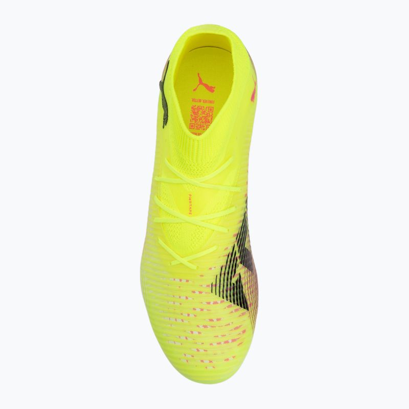Кросівки футбольні чоловічі PUMA Future 8 Pro FG/AG yellow alert/puma black/sun struck 5