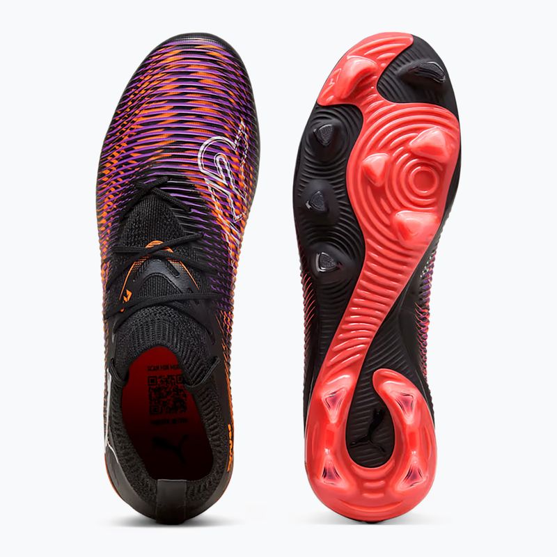 Кросівки футбольні чоловічі PUMA Future 8 Match FG/AG puma black/puma white/glowing red 4