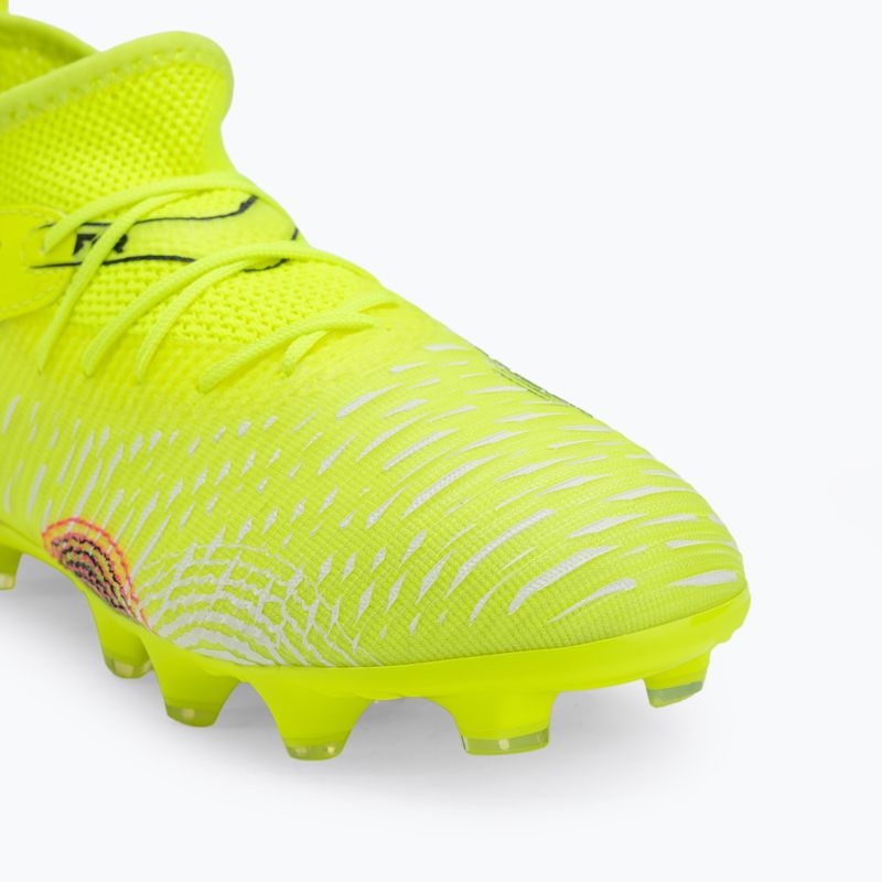 Кросівки футбольні дитячі PUMA Future 8 Match FG/AG Jr yellow alert/puma black/sun struck 7