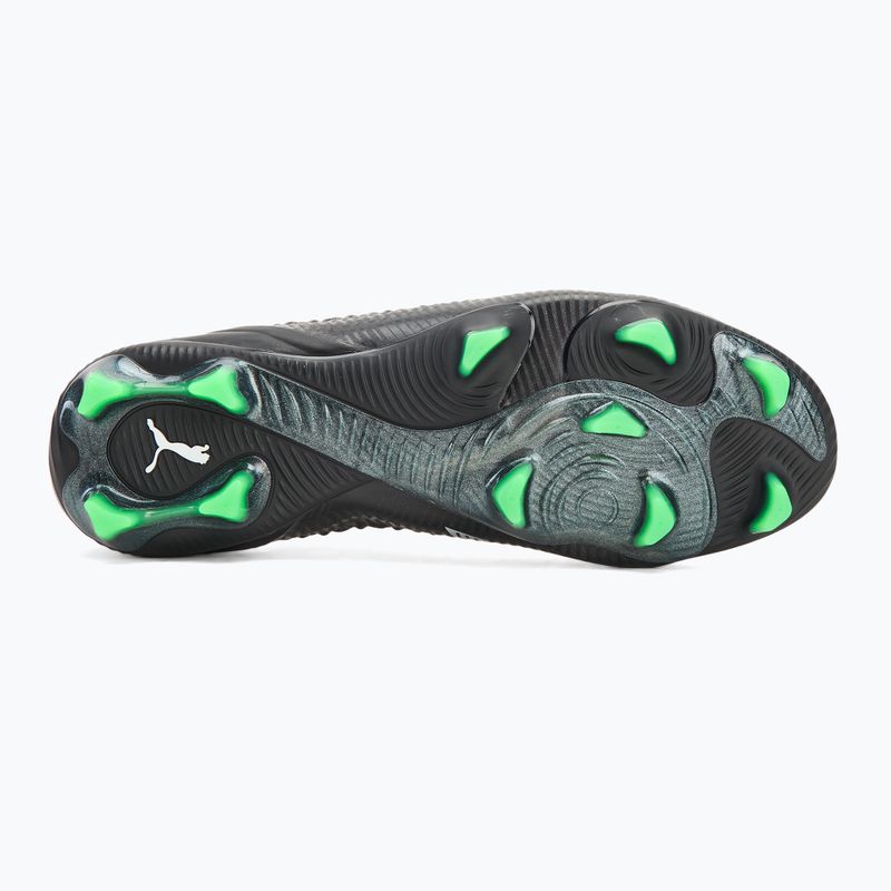 Кросівки футбольні чоловічі PUMA Future 8 Ultimate Low FG puma black/cool light gray/fluo green 4