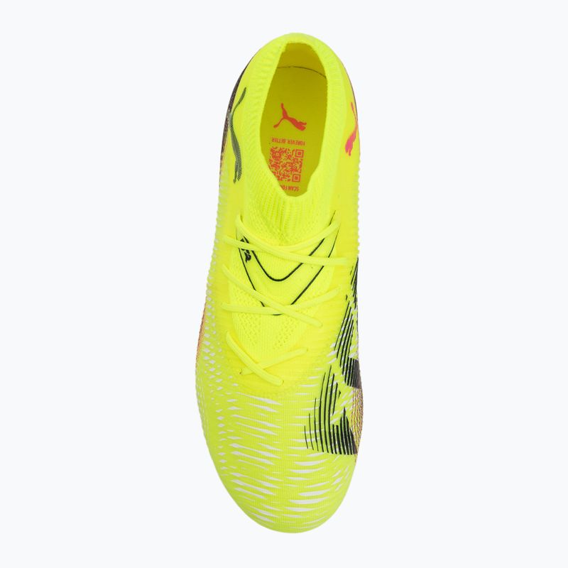 Кросівки футбольні чоловічі PUMA Future 8 Match MxSG yellow alert/ puma black/ sun struck 5