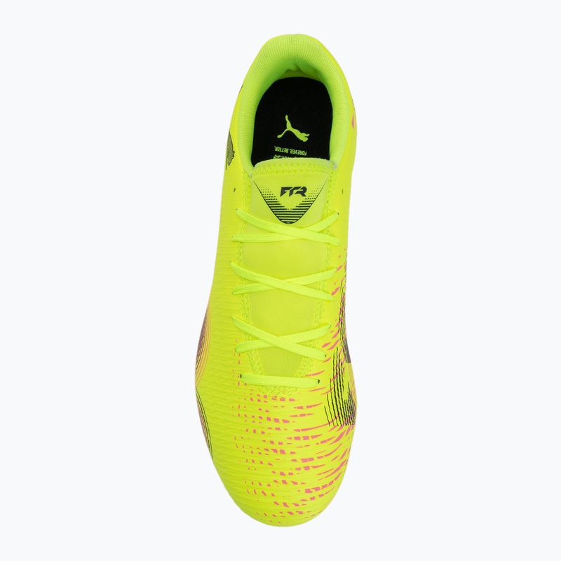 Кросівки футбольні чоловічі PUMA Future 8 Play FG/AG yellow alert/ puma black/ sun struck 5