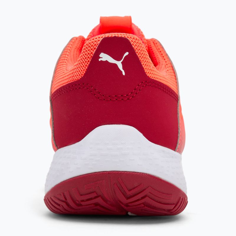 Кросівки гандбольні дитячі PUMA Accelerate Jr glowing red/white/dark crimson/black 6