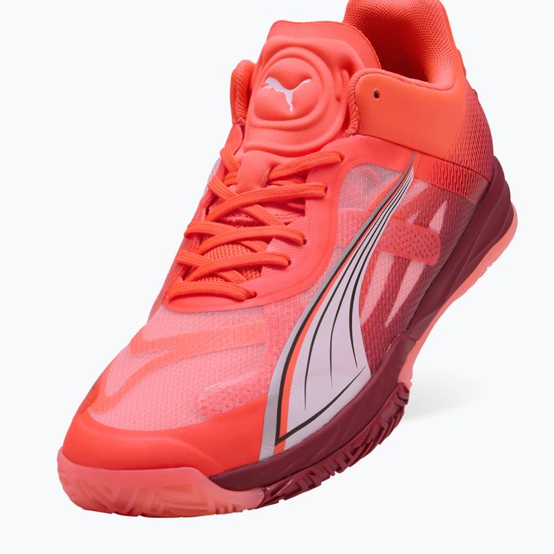 Кросівки чоловічі PUMA Accelerate Nitro SQD glowing red / puma white / dark crimson 4