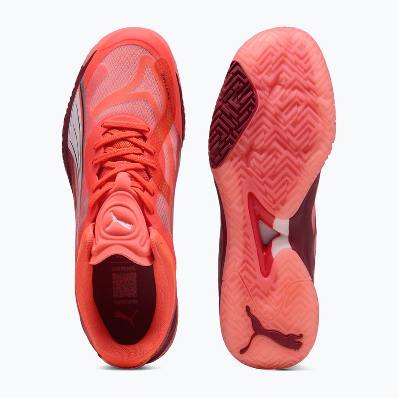 Кросівки чоловічі PUMA Accelerate Nitro SQD glowing red / puma white / dark crimson 6