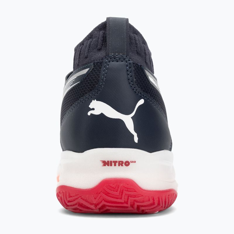 Кросівки гандбольні чоловічі PUMA Eliminate Nitro SQD parisian night / puma white / glowing red 6