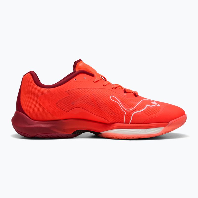 Кросівки гандбольні PUMA Vantage Nitro glowing red / puma white / dark crimson / puma black 9