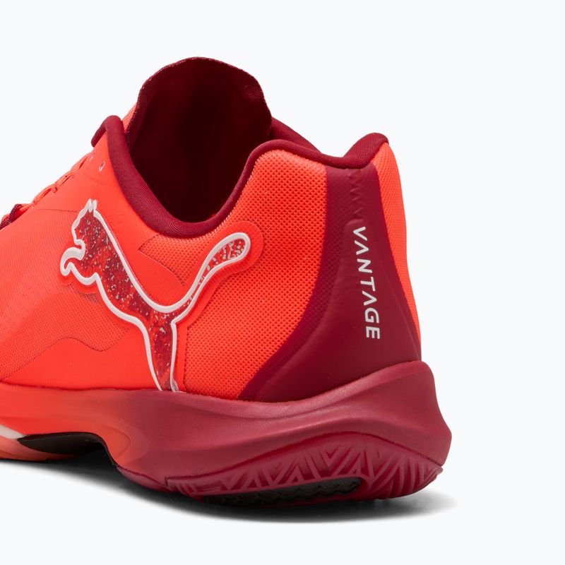 Кросівки гандбольні PUMA Vantage Nitro glowing red / puma white / dark crimson / puma black 11
