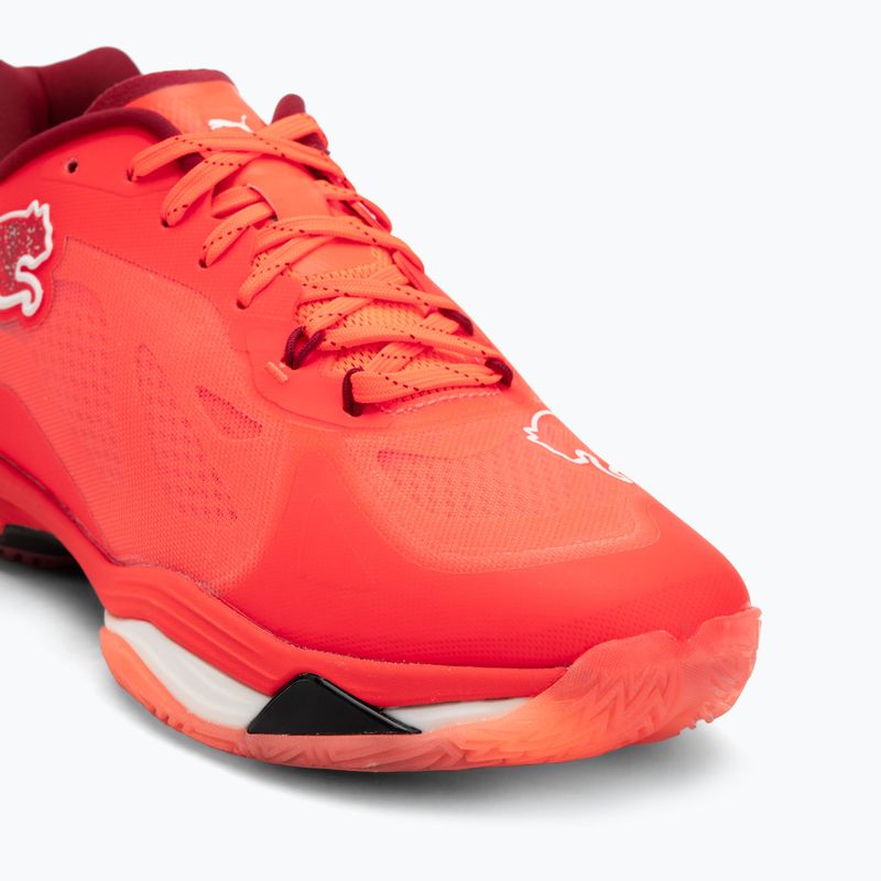 Кросівки гандбольні PUMA Vantage Nitro glowing red / puma white / dark crimson / puma black 7