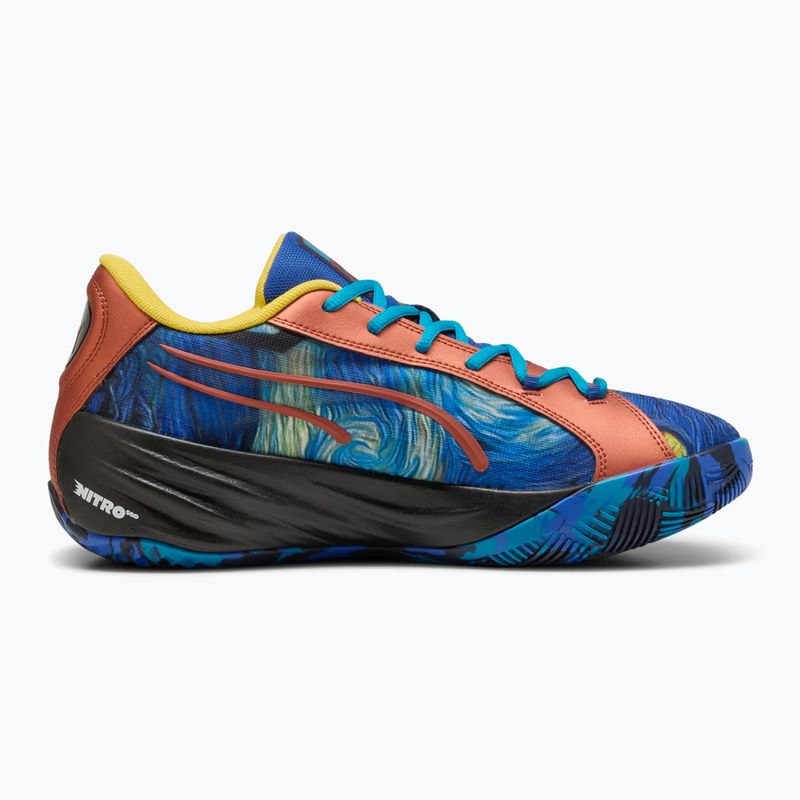 Кросівки баскетбольні чоловічі PUMA All-Pro Nitro Dylan Exhibit vivid blue/tropical blue 8