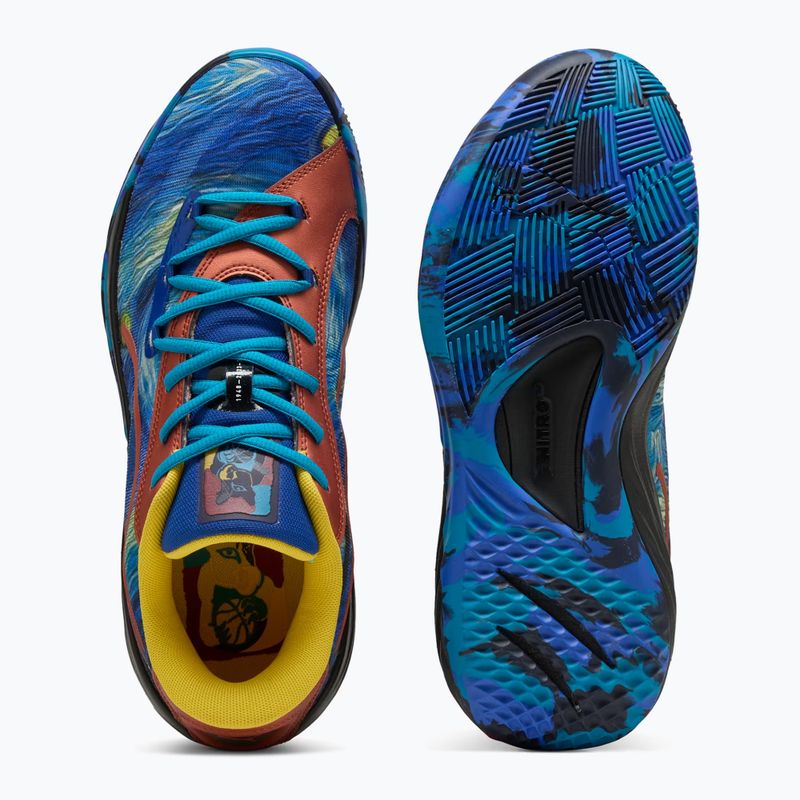Кросівки баскетбольні чоловічі PUMA All-Pro Nitro Dylan Exhibit vivid blue/tropical blue 10