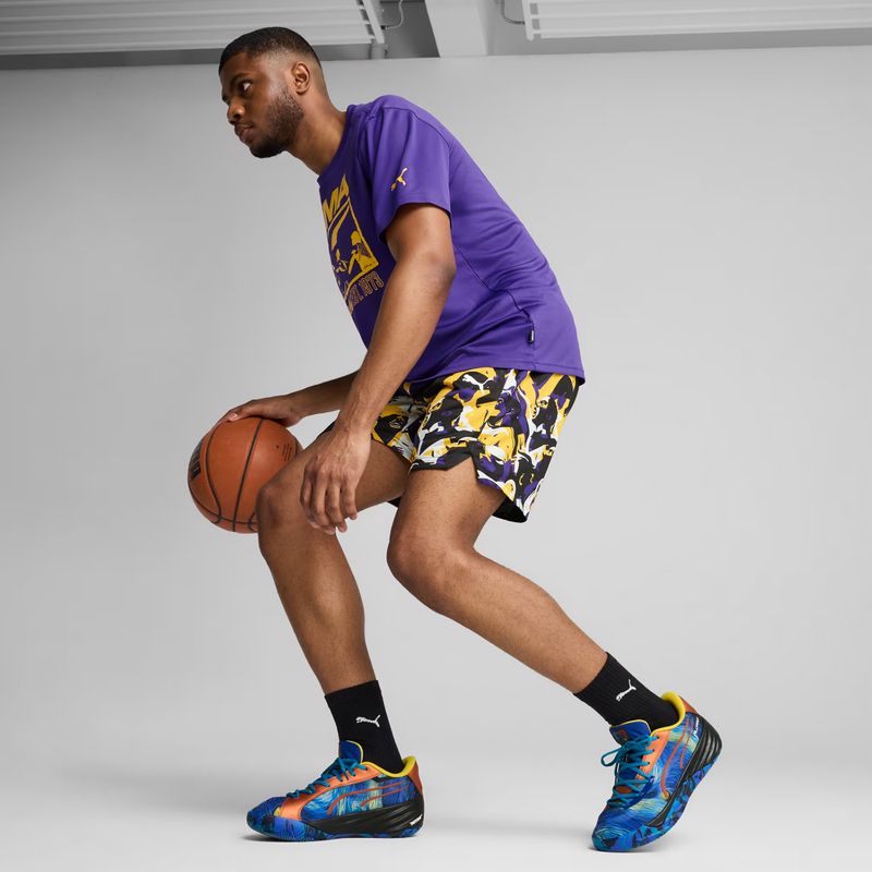 Кросівки баскетбольні чоловічі PUMA All-Pro Nitro Dylan Exhibit vivid blue/tropical blue 11