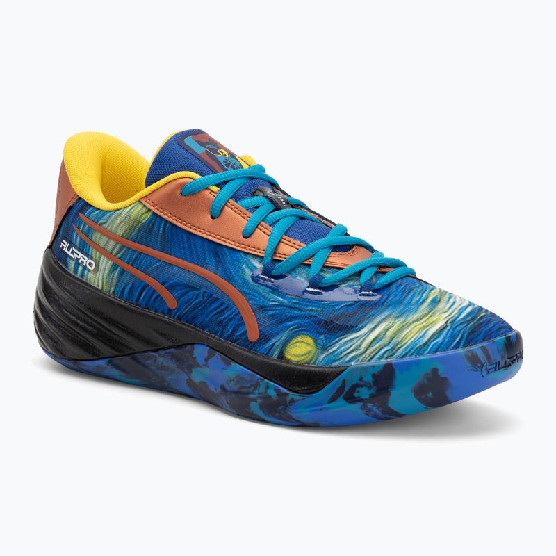 Кросівки баскетбольні чоловічі PUMA All-Pro Nitro Dylan Exhibit vivid blue/tropical blue