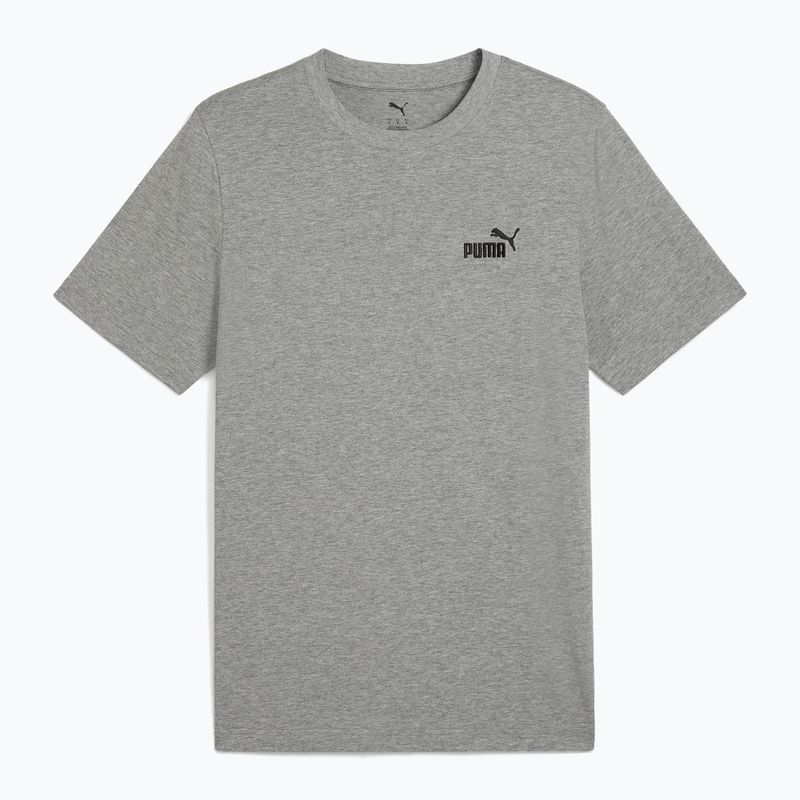 Футболка чоловіча PUMA ESS Small No. 1 Logo Tee medium gray heather