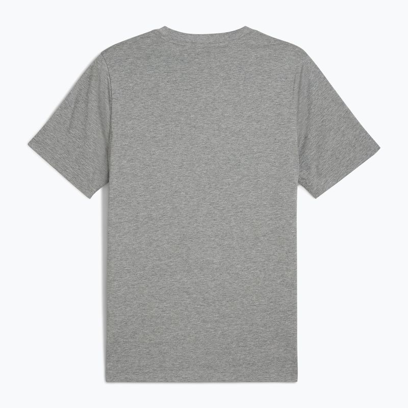 Футболка чоловіча PUMA ESS Small No. 1 Logo Tee medium gray heather 2