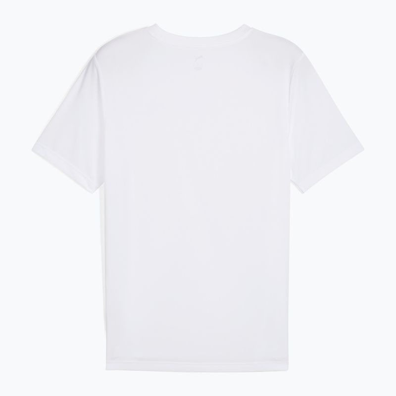 Футболка чоловіча PUMA ESS Small Logo Poly Tee puma white 2