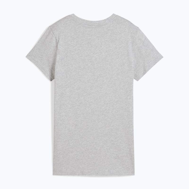 Футболка жіноча PUMA ESS No. 1 Logo Tee Light Gray Heather 2