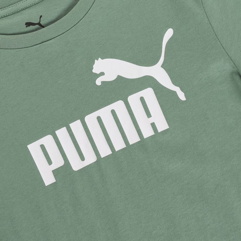 Футболка жіноча PUMA ESS No. 1 Logo Tee green moon 3