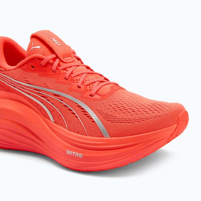 Кросівки для бігу жіночі PUMA MagMax Nitro glowing red/puma silver 7