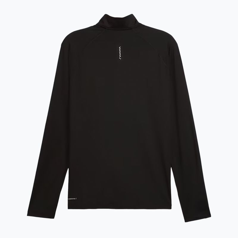 Кофта для бігу чоловіча PUMA Run Velocity Cloudspun 1/4 Zip puma black 2