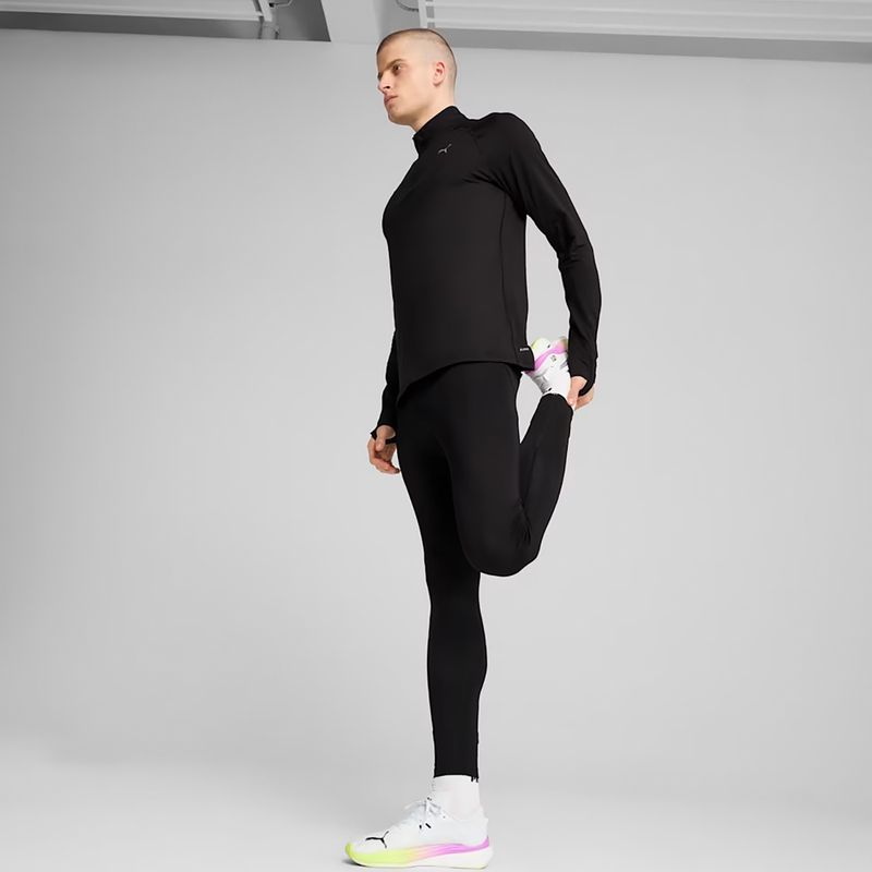 Кофта для бігу чоловіча PUMA Run Velocity Cloudspun 1/4 Zip puma black 4