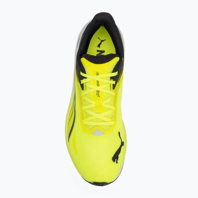 Кросівки для бігу чоловічі PUMA Electrify Nitro 4 yellow alert/feather gray/puma black 5