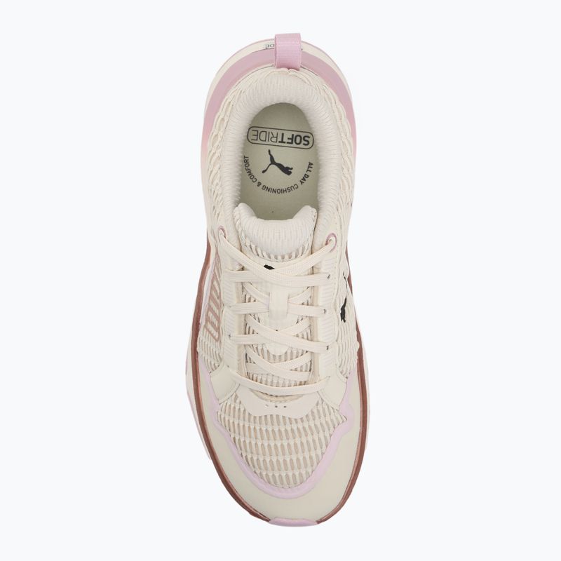 Кросівки для бігу жіночі PUMA Softride Divine Metal alpine snow/warm white/rose mauve 5