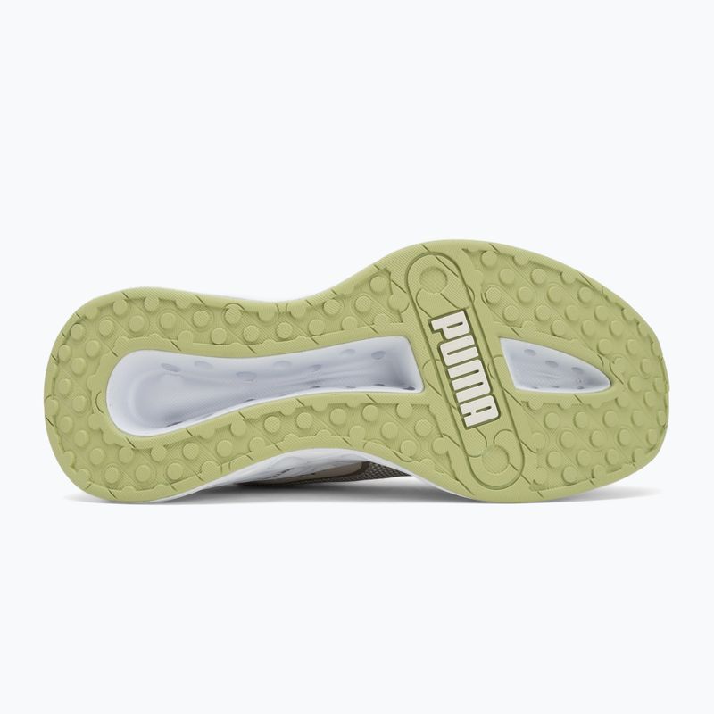 Бігові кросівки PUMA Softride Frequence фісташково-зелені / оксамитовий мох / теплі білі 4