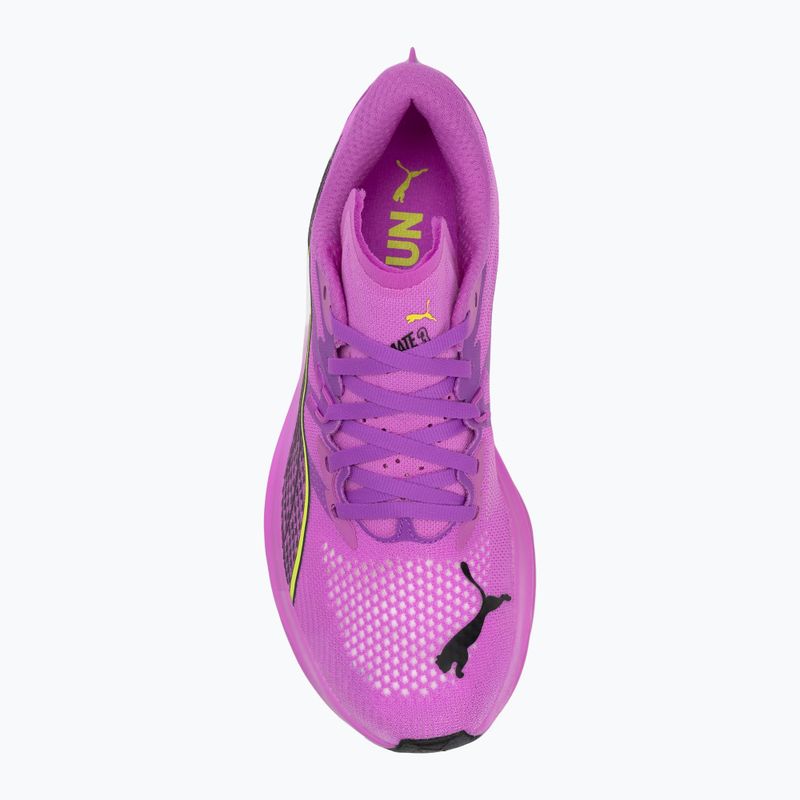 Кросівки для бігу жіночі PUMA Deviate Nitro 3 pure magenta/yellow alert/puma white 5