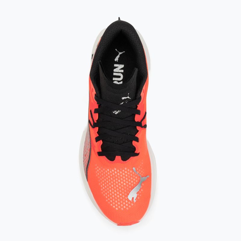 Кросівки для бігу чоловічі PUMA Deviate Nitro 3 glowing red/pumaa black 5