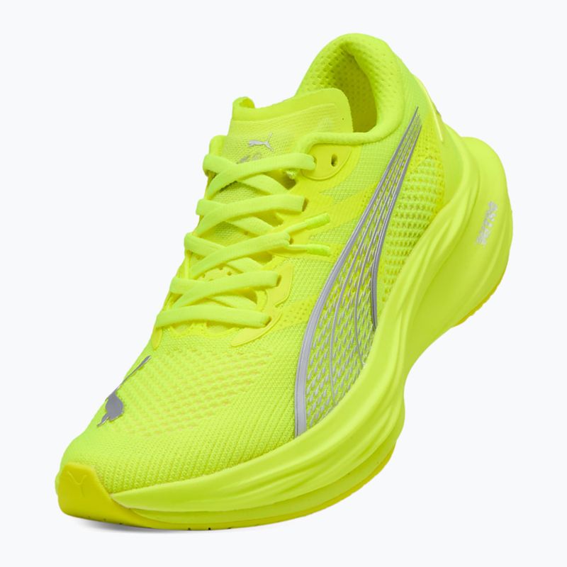 Кросівки для бігу жіночі PUMA Deviate Nitro 3 yellow alert/puma silver 3