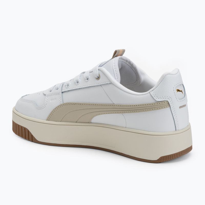PUMA Carina Street Lux жіночі туфлі puma білі/пил пустелі/золото puma 3