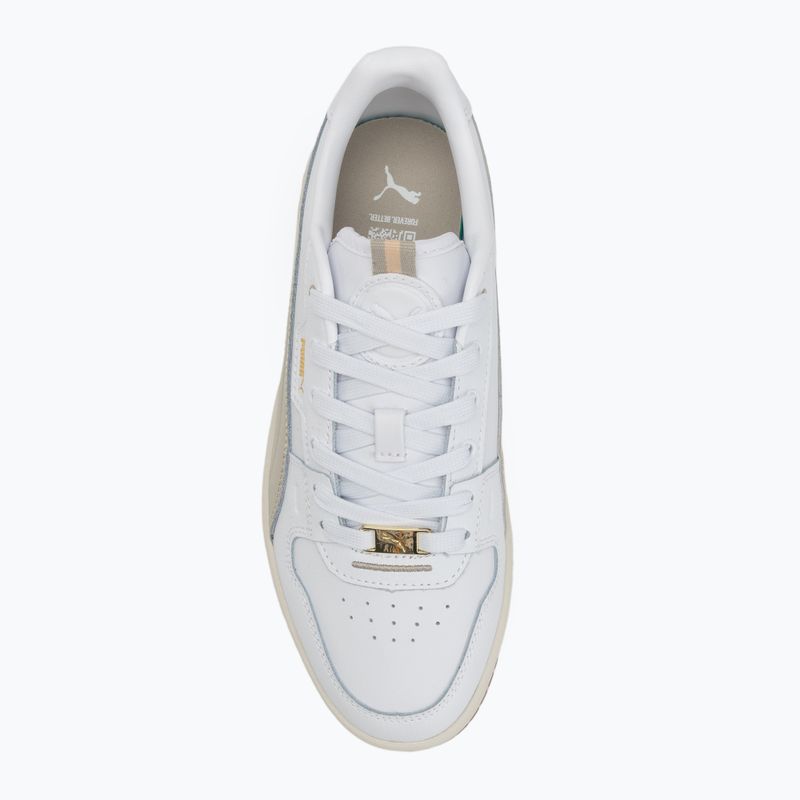 PUMA Carina Street Lux жіночі туфлі puma білі/пил пустелі/золото puma 5