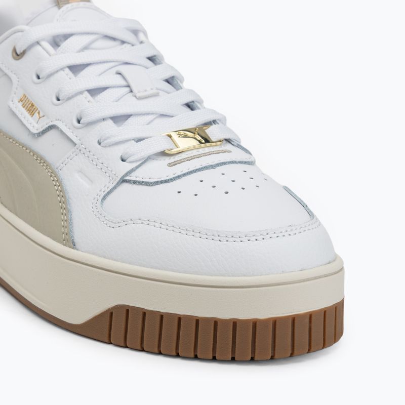 PUMA Carina Street Lux жіночі туфлі puma білі/пил пустелі/золото puma 7