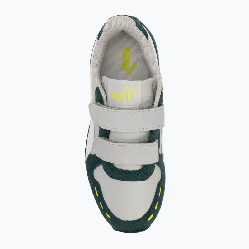 Кросівки дитячі PUMA Cabana Racer SL 20 V PS coollightgray/pumawhite/darkmyrtle/limesmash 5