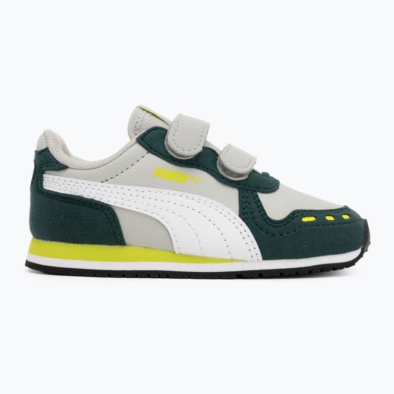 Кросівки дитячі PUMA Cabana Racer SL 20 V Inf coollightgray/pumawhite/darkmyrtle/limesmash 2