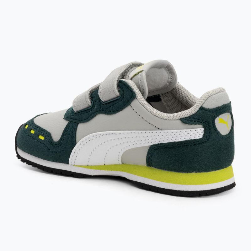 Кросівки дитячі PUMA Cabana Racer SL 20 V Inf coollightgray/pumawhite/darkmyrtle/limesmash 3