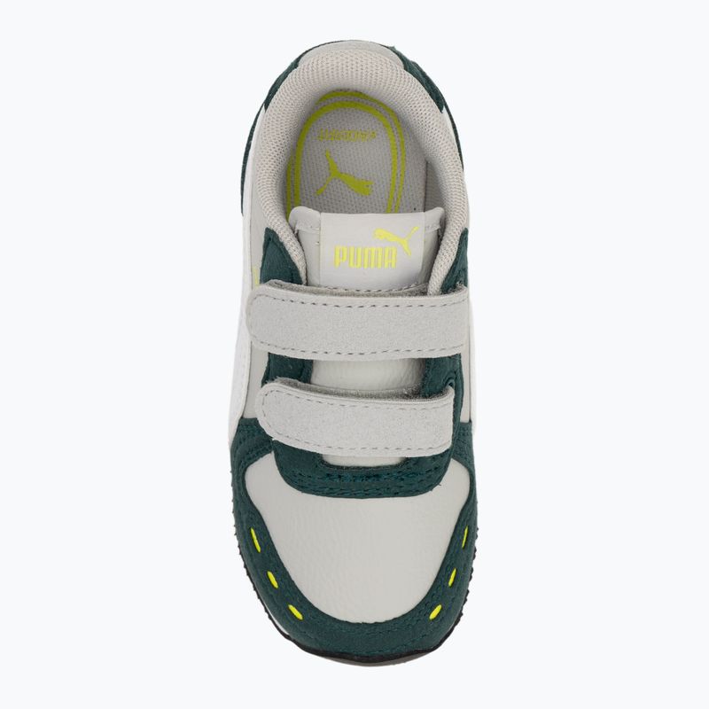 Кросівки дитячі PUMA Cabana Racer SL 20 V Inf coollightgray/pumawhite/darkmyrtle/limesmash 5