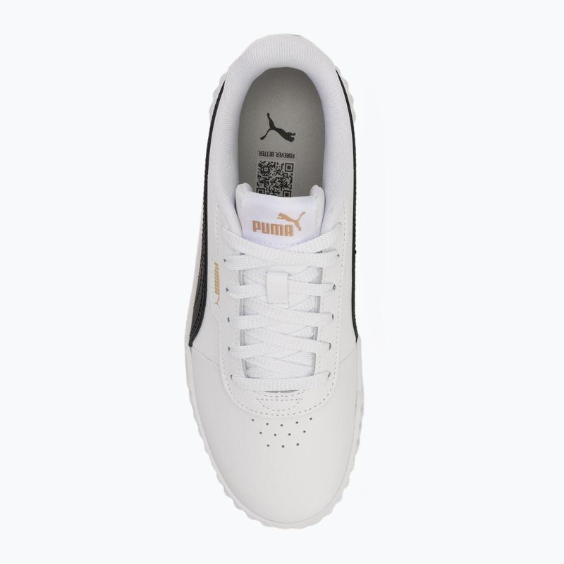 Кросівки жіночі PUMA Carina 3.0 puma white/puma black/puma gold 5